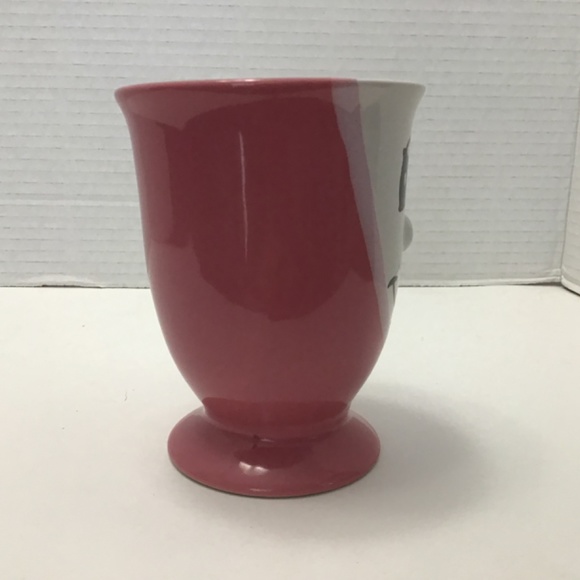 VTG Gryphon Ware Two Tone 3D Ceramic Cup Mug Morning Happy Smile Pink - Picture 6 of 8